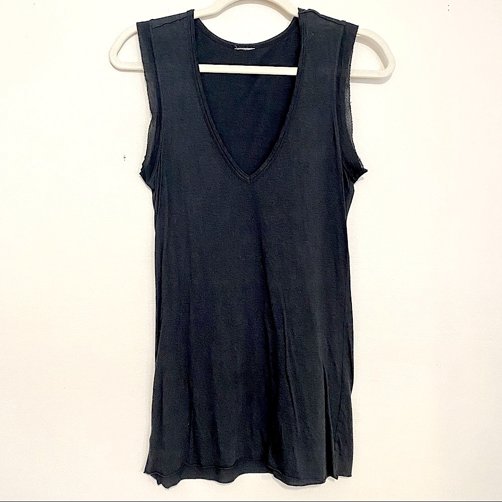 Michael Stars Sleeveless V-Neck Tee